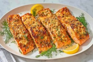 Baked Dijon Salmon