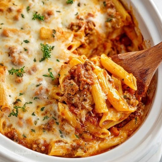 Crockpot Baked Ziti